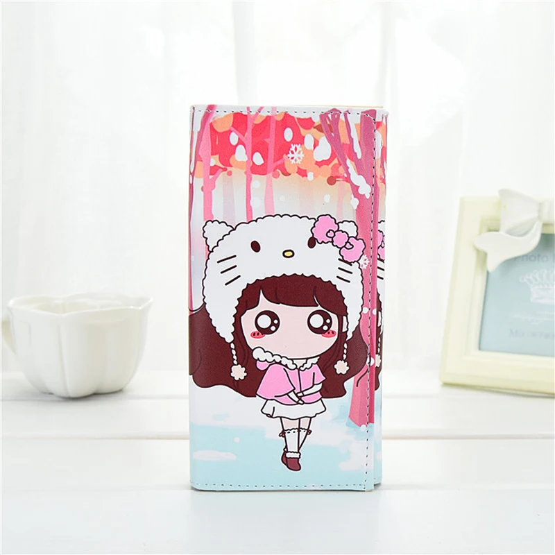 Милый кошелек для монет девочек модные женские кошельки небольшой клатч длинные мешочки денег Сумки карты ID