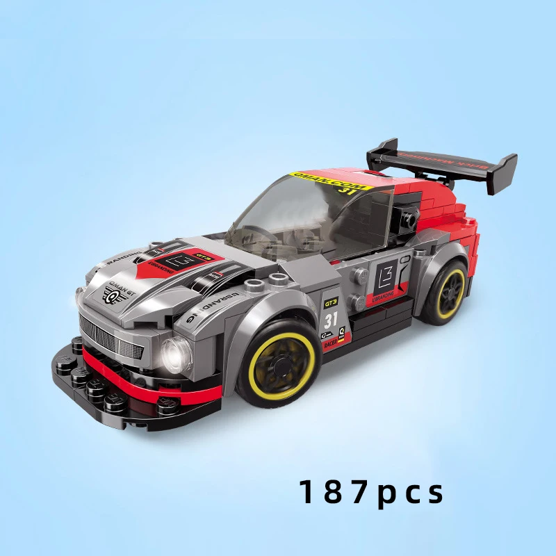super race car city technique creative Speed Champions ultimate garage vehicle model kit building blocks bricks toy for children | Игрушки и