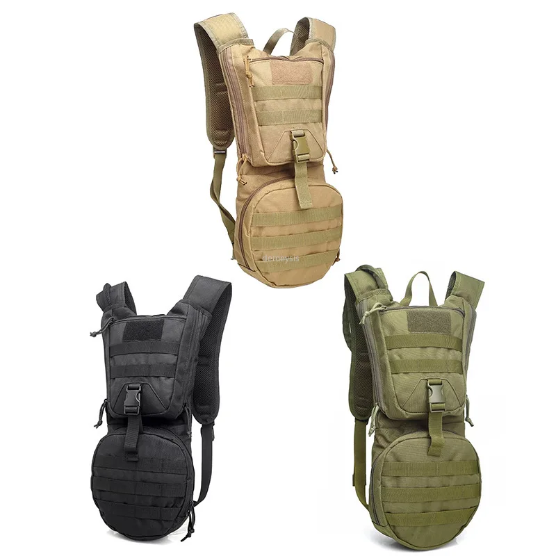 

Tactical Training Kettle Backpack Durable Oxford Outdoor Hiking Cycling Hydration Pouch Bags Military Sports Molle Backpack