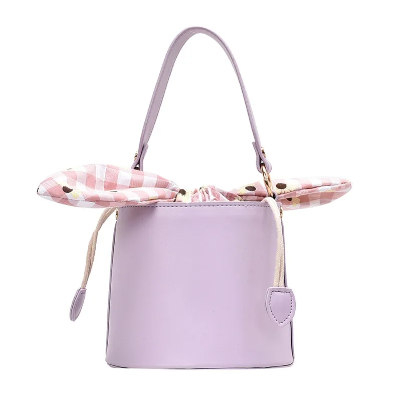 

Net red foreign gas women's bag new fashion Joker mini messenger bag texture portable bucket bag