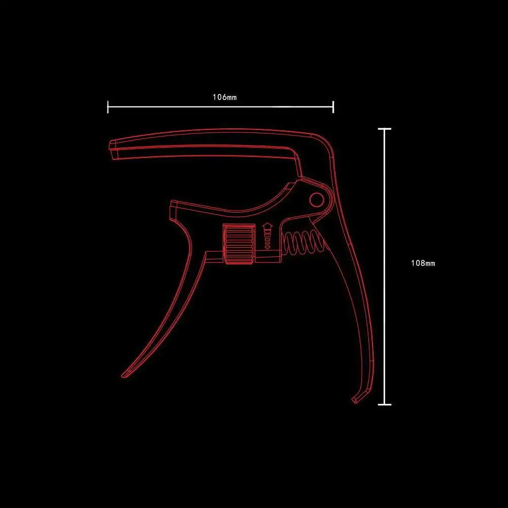 aroma ac 30 gitarre capo für akustische gitarre elektrische gitarre druck spannung einstellbar capo gitarre zubehör free global shipping