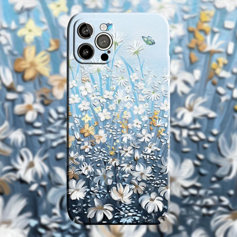

Жесткий пластиковый чехол с тиснением бабочки и цветов для Iphone 14 Pro Max 13ProMax 12ProMax