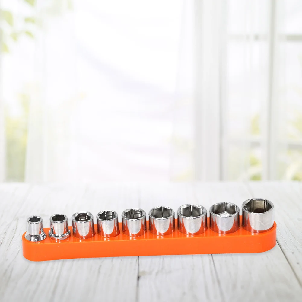 

9pcs 1/4 inch Drive 5-13mm Hex Bit Metric Socket Wrench Head Set Sleeve Wrench Adapter Auto Repair Hand Tool Nut Removal Tools