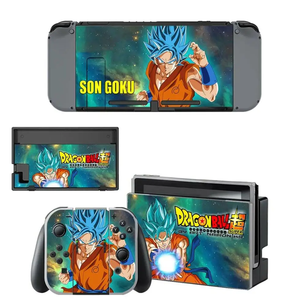 Наклейки для nintendo switch из кожи Dragon Ball Z Goku shand, наклейки для переключателей, наклейка для консоли nintendo Switch, контроллер Joy-con - Цвет: YSNS0405