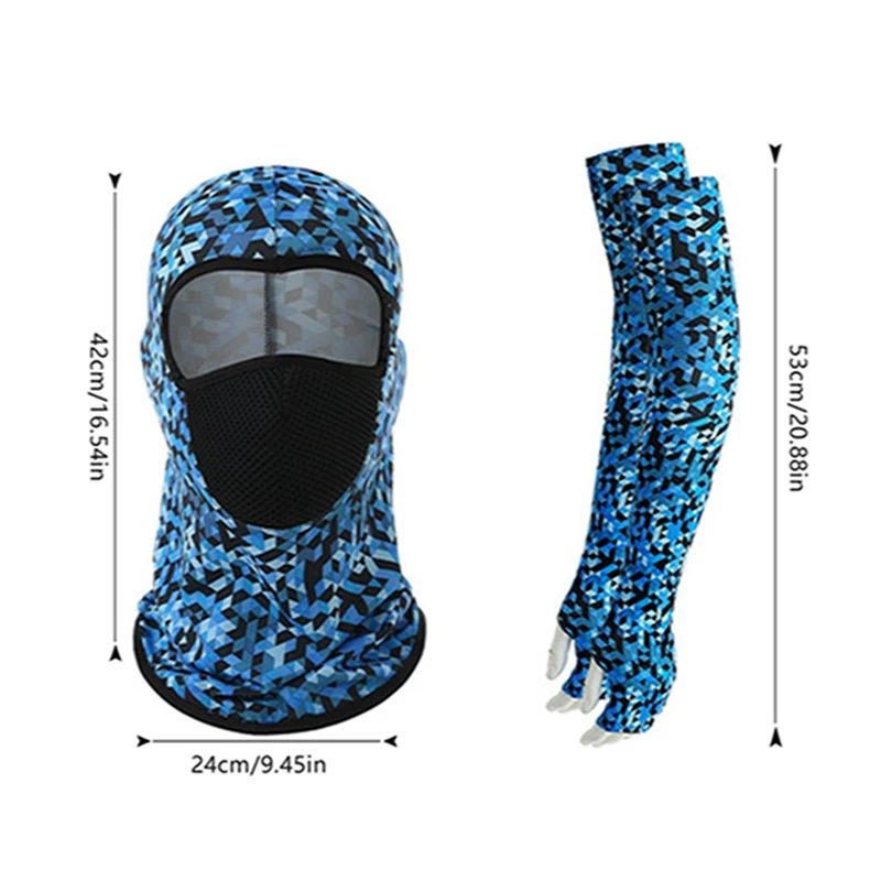 

Unisex Summer Multi Color Full Face Mask Hunting Cycling Sports Cap Outdoor Sunscreen Effective Wind Dust And Sand Prevention