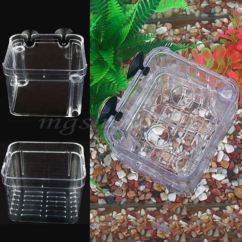 

Aquarium Fish Breeding Box Acrylic Double Guppies Hatching Incubator Isolation Box Hatchery Fish Tank Aquarium Accessories