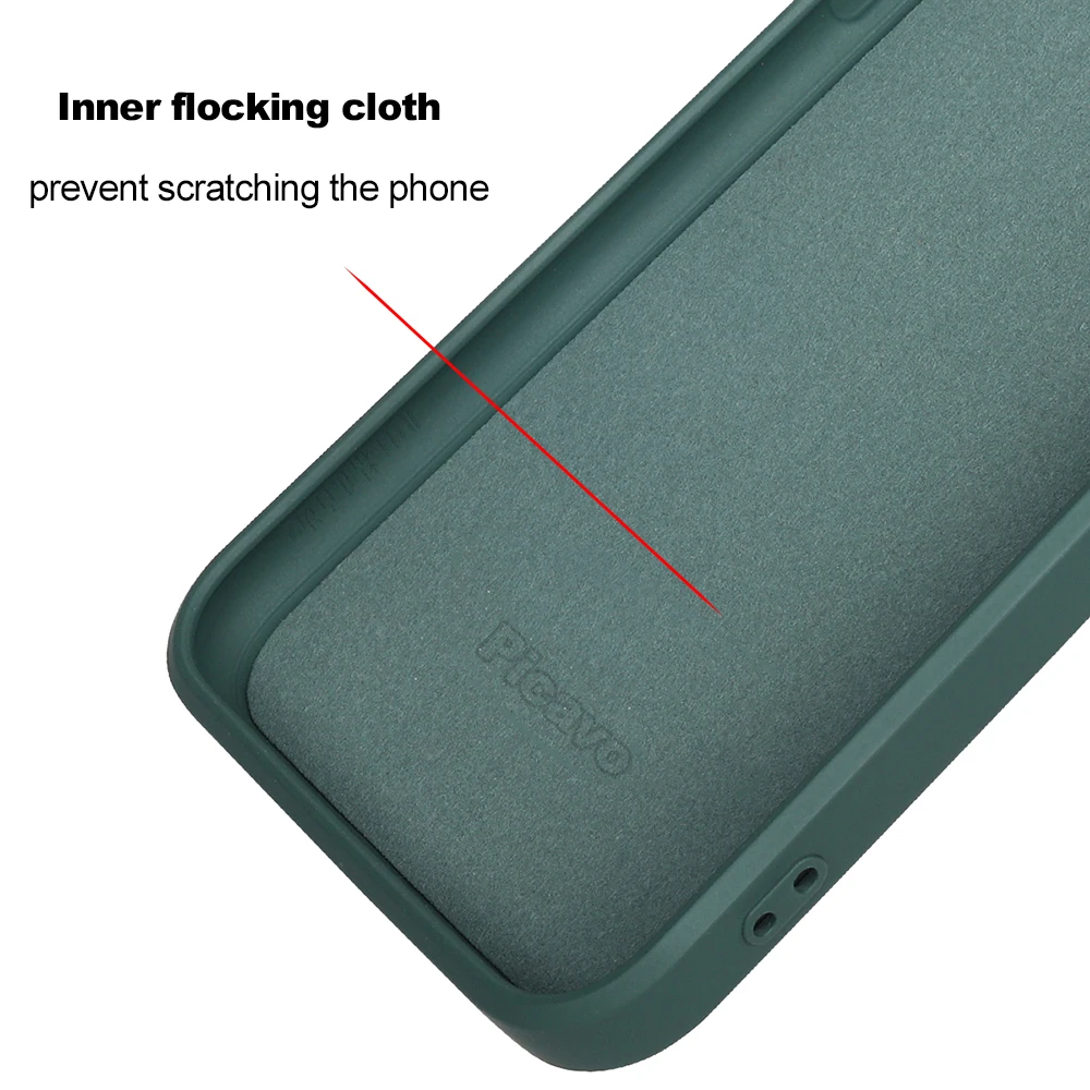 

Luxury Original Square Liquid Silicone Soft Case For iPhone 11 Pro X XR XS Max 7 8 6 6s Plus SE 2020 Shockproof Phone Cover