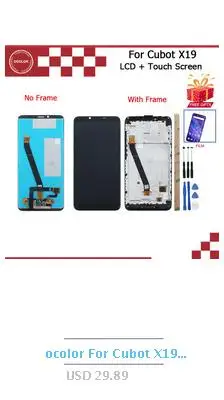 Ocolor для Cubot J3 наушник H3 nova X18 Plus X19 J3 Pro Динамик Приемник телефонный модуль запасные части для Cubot J3 USB плата