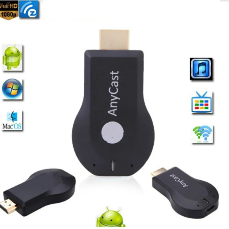 

HDMI-compatible Full HD1080P Miracast DLNA Airplay M2 Anycast TV Stick WiFi Display Receiver Dongle Support Windows Andriod