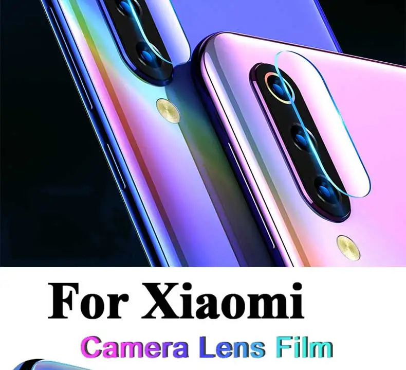 99D задняя линза из закаленного стекла для Xiaomi Redmi 7 7A 6 6A S2 5 Plus Note 7 5 6 Pro Защитная пленка для экрана камеры