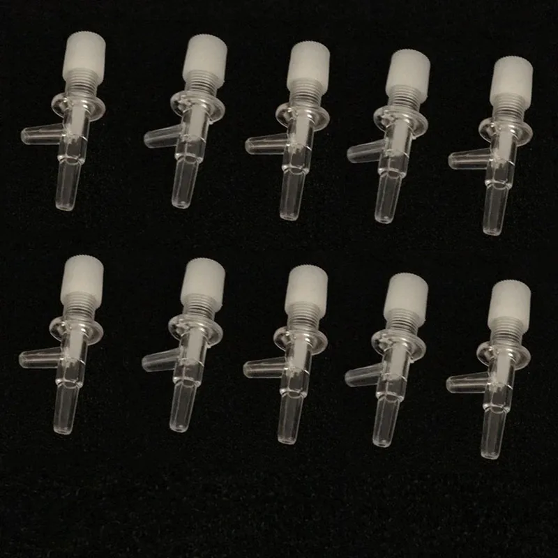 Регулируемый Регулятор воздуха для аквариума прозрачный клапан с разделителем