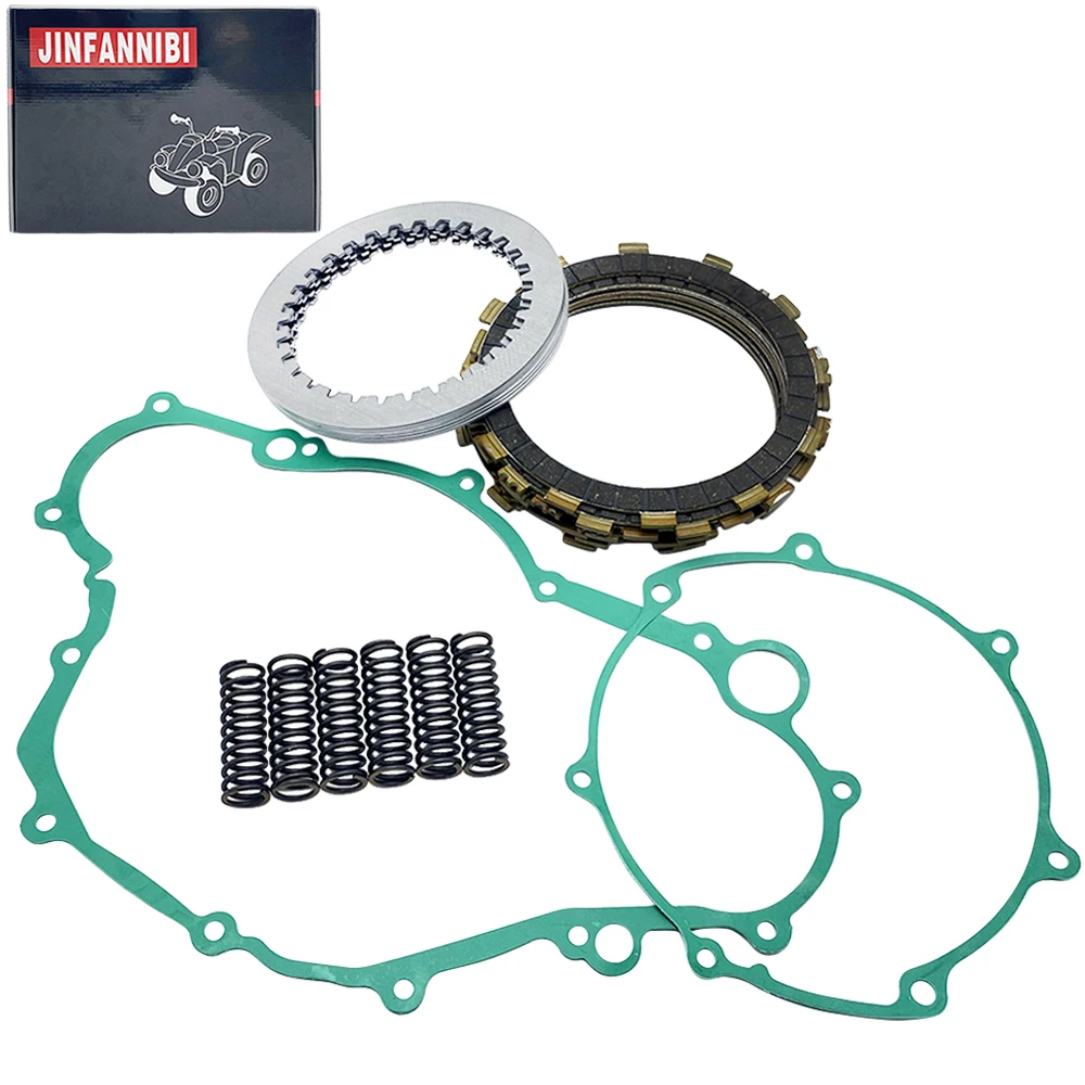 Complete Clutch Kit Heavy Duty Springs and Gasket Compatible for Yamaha YFZ 450 YFZ450 YFZ450SE YFZ450SP YFZ450V 2004-2009