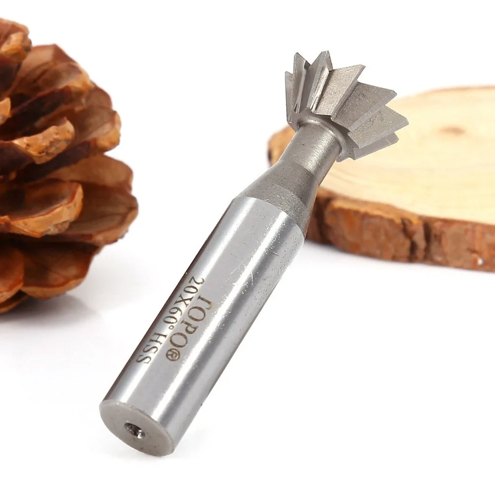

1pc Degree Premium HSS Dovetail Cutter Milling High Speed Steel Straight Shank HSS End Mill Power Accessories
