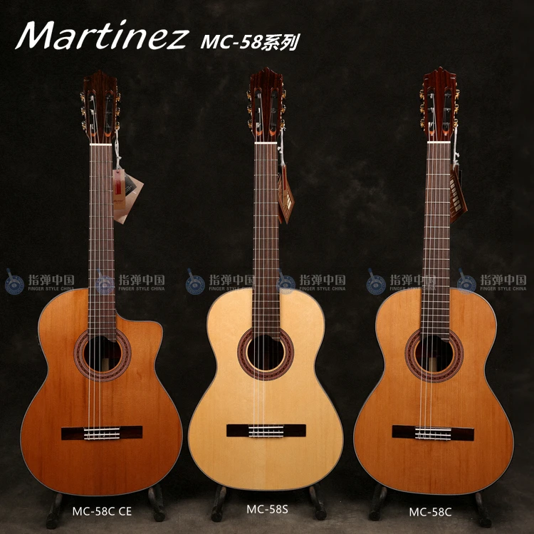 Martinez MC-58 Классическая гитара из цельного дерева, martinez Классическая гитара s