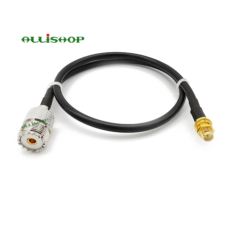 Ручной адаптер антенного кабеля гнездо SMA UHF SO-239 гнездовые разъемы LMR195 Ham радиокабель 1/3/6/9/10/12/15/20/возможностью погружения на глубину до 30 м
