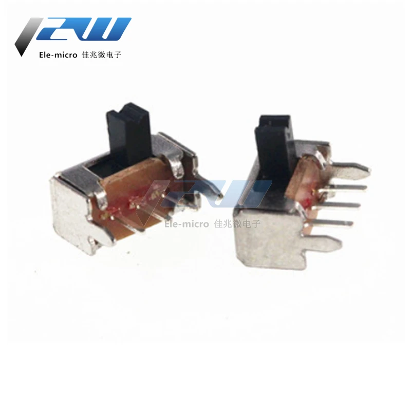 20 pcs /lot Small toggle switch SK-12D07VG3 side foot slide 1P2T with bracket 3 feet two gear handle height 3mm | Обустройство дома