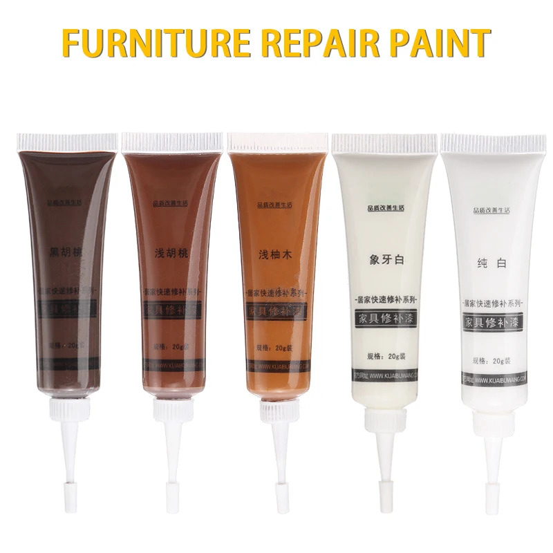 

New Wooden Furniture Touch Up Paste Mini Wood Door Floor Hole Repair Paste Tube For DIY Scratch Filler Remover Repair Tools