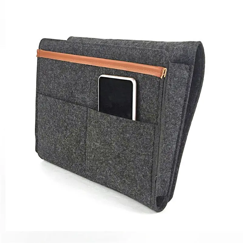 

Bedside Storage Organizer Hanging Caddy Bed Holder Pockets Bed Pocket Sofa Organizer Pockets Book Felt Bed Holder Pockets