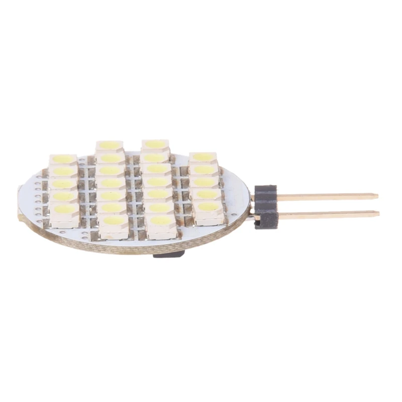 24 SMD Светодиодный точечный светильник лампа G4 настоящий белый DC 12V|Светодиодные