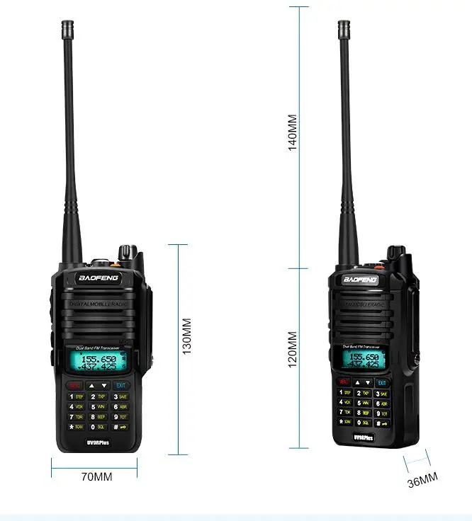 2022 baofeng uv 9r plus better uv xr waterproof walkie talkie 10w wireless cb ham radio station 30km uhf vhf dual band radio px free global shipping