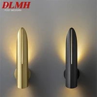 dlmh nordic creative wall light sconces led lamp contemporary fixtures decorative for home living room