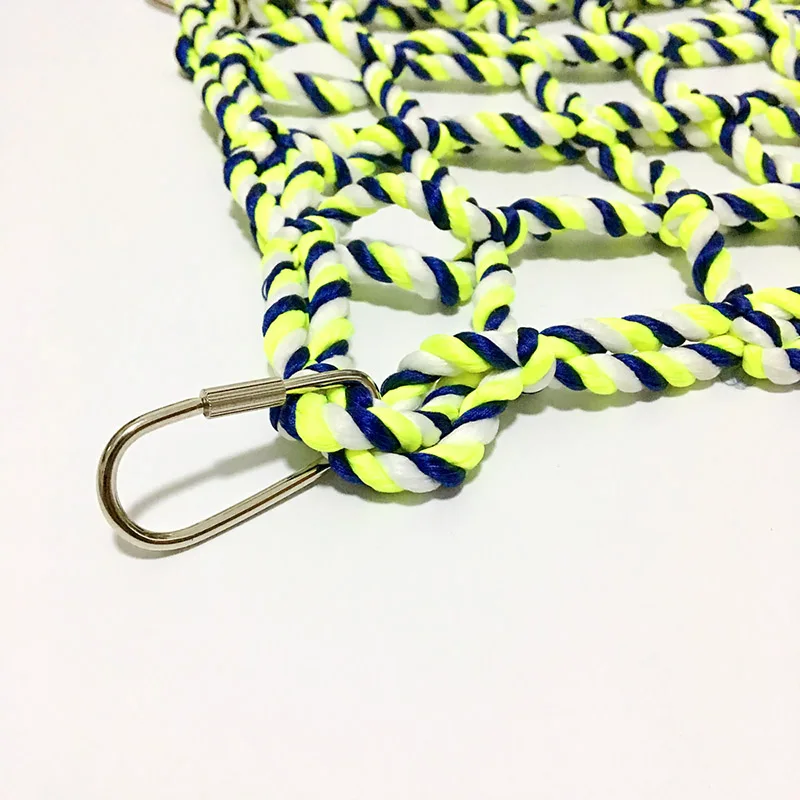 

Parrot Climbing Ladder Cotton Rope Net Cage Hanging Pet Activity Toy for Hamster Ferret Small Animal DSD666