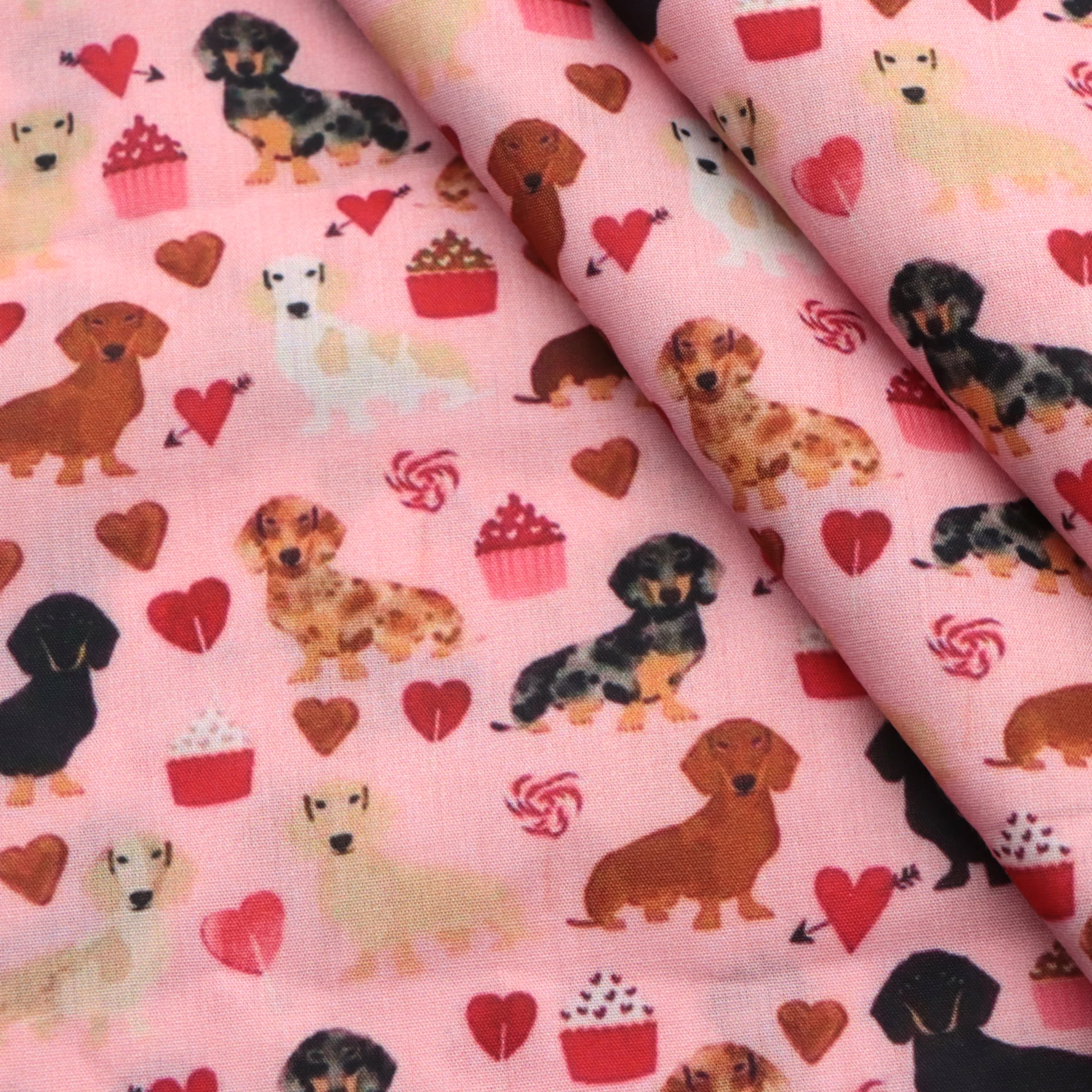 50*145 см ткань из полиэстера и хлопка для шитья в виде любимой собаки рукоделия