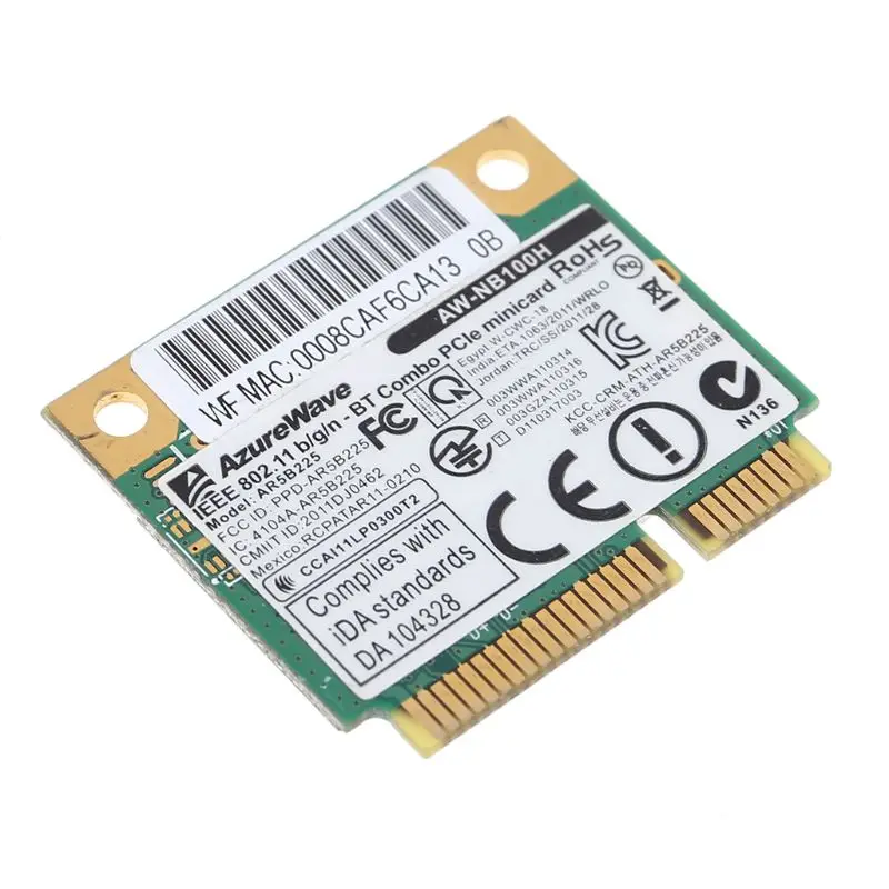 AW-NB097H AW-NB126H AR9485 AR5B225 Half Mini PCI-Express BT4.0 Wireless Card Kit Dropshipping | Компьютеры и офис