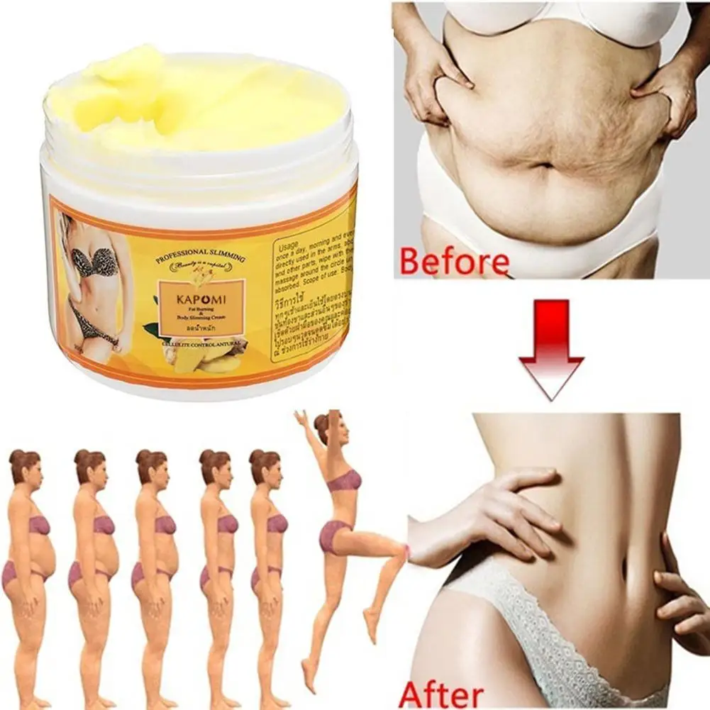 

30/50g Ginger Fat Burning Cream Full Body Slimming Weight Loss Massaging Cream Anti-Cellulite Leg Waist Effectively Reduce Cream