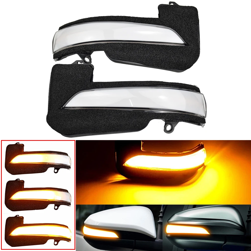 

For Toyota Hilux Fortuner Innova 2016 2017 2018 2019 Dynamic Turn Signal Light LED Side Mirror Sequential Indicator Blinker Lamp