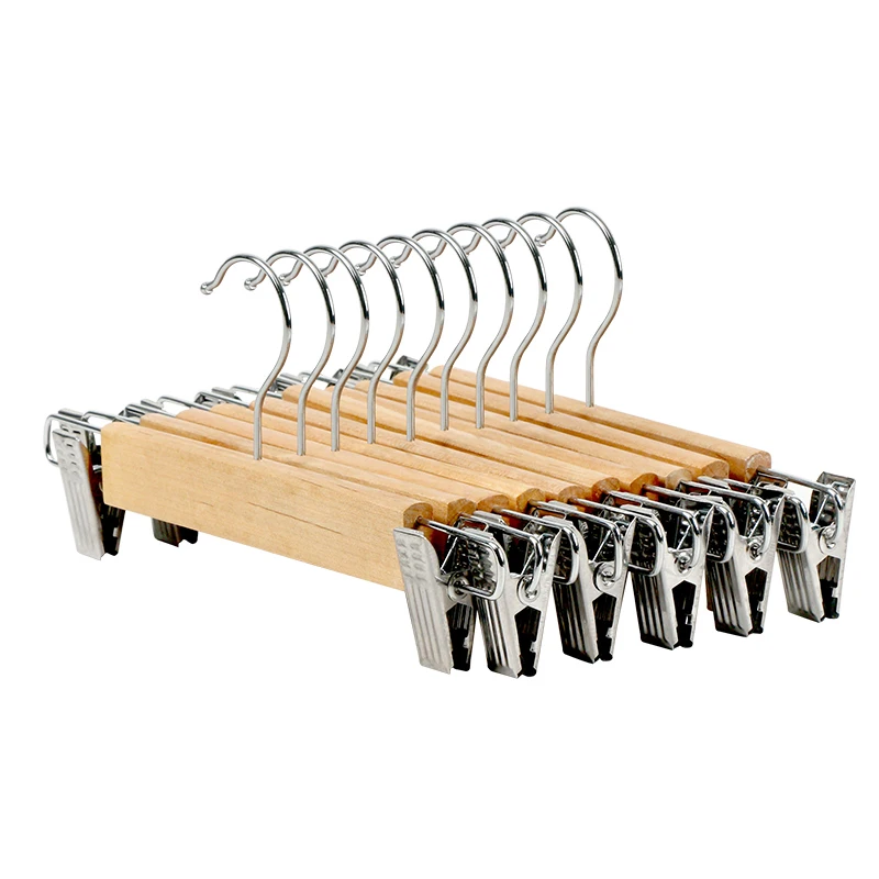 1/5/10 ПК с высоким уровнем Класс твердой древесины ретро юбка вешалка штаны для