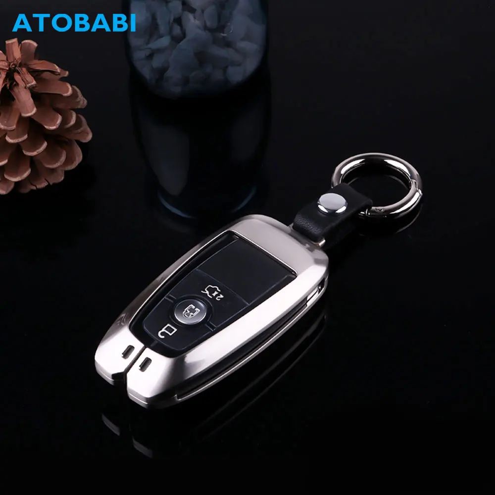 Чехол для ключей из цинкового сплава для Ford Explorer Edge Expedition F-450 F-350 F250 F150 Fusion Mustang Everest Keys Cover