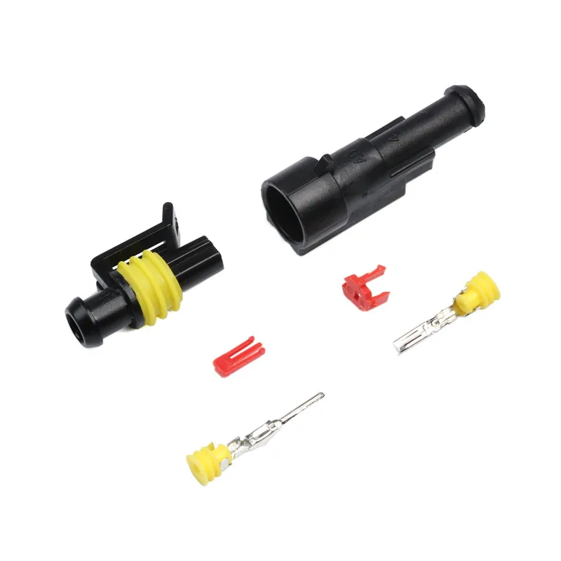 Водонепроницаемый Электрический коннектор Way AMP 1 комплект 1/2/3/4/5/6 Pin|Соединители| |