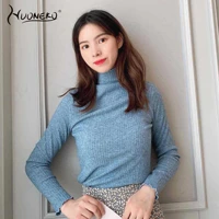 mock neck cashmere thicken sweater women top slim knitted soft fashion pullover autumn winter casual solid jumpers sweater wsw05