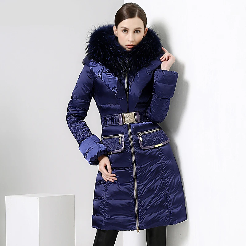 Royalcat Европейская станция 2019 зимняя тонкая модная куртка средней длины с