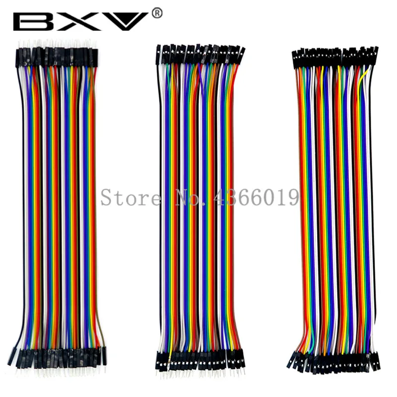 Dupont Line 30 см 40Pin штекер-Папа+ папа-женщина и женщина-женщина перемычка провод Dupont кабель для Arduino DIY KIT