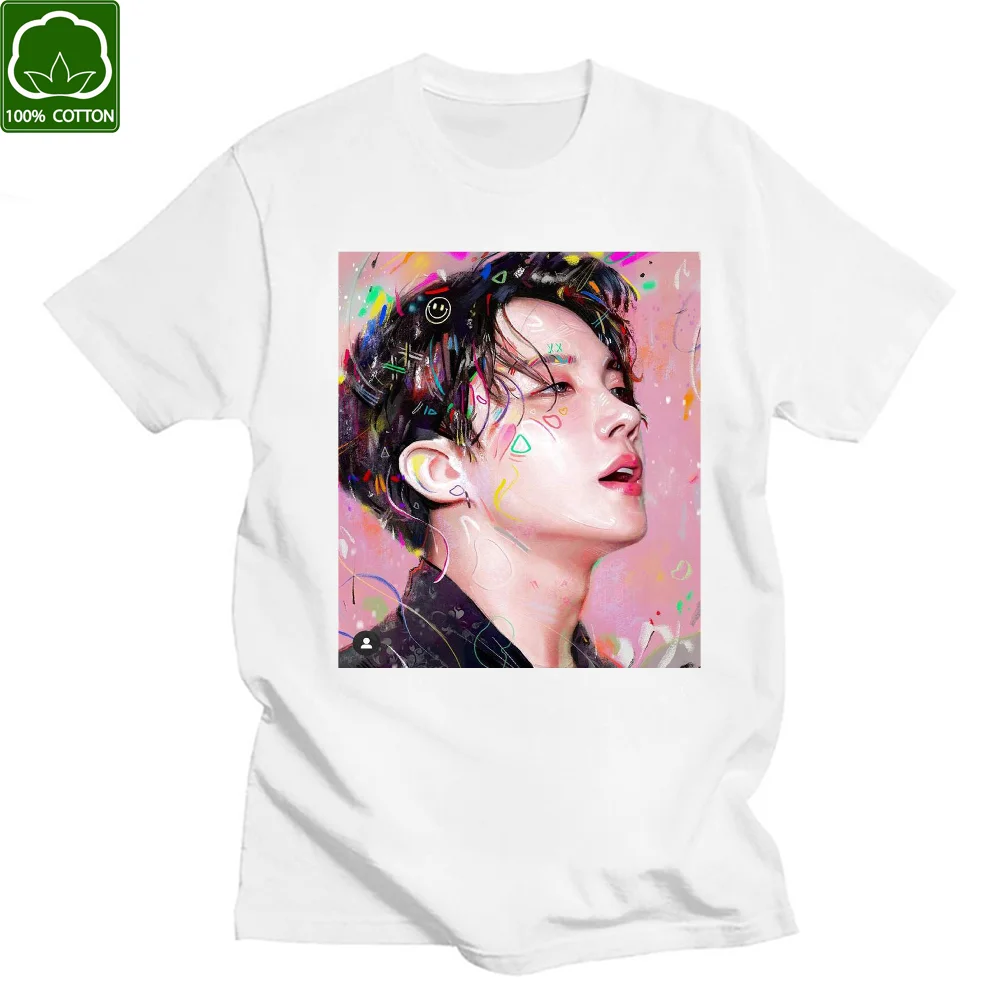 Camiseta de algodón Unisex, prenda de vestir, de manga corta, estilo Harajuku de los 90, con estampado de Bangtan Boy, con diseño de Kpop dynamine coreano, novedad de 2021