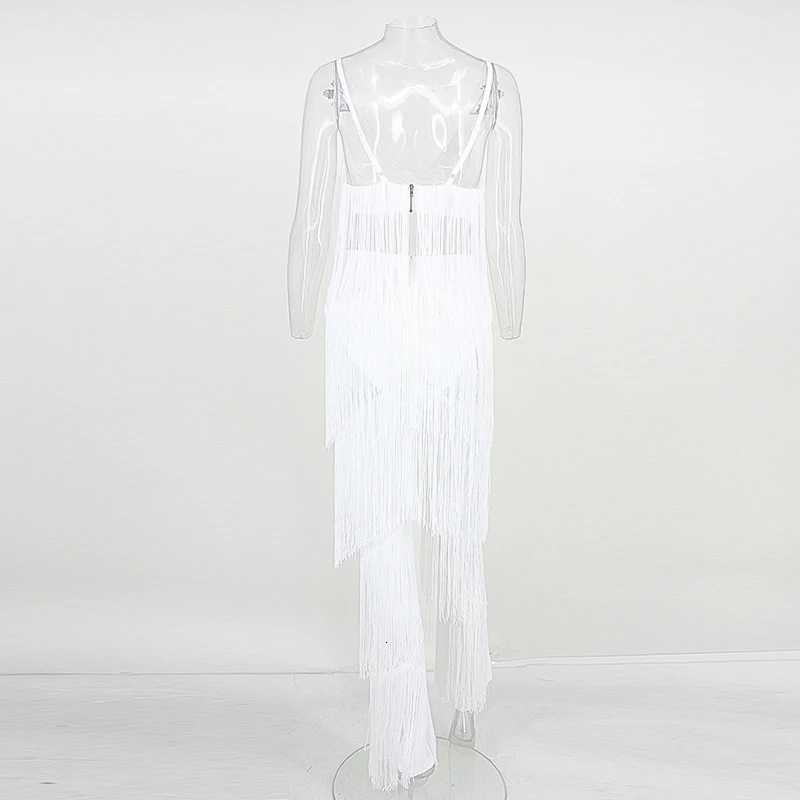 Новинка, летний комплект из двух предметов с кисточками, женский сексуальный шифоновый топ без рукавов с v-образным вырезом+ длинные штаны, Женский шифоновый комплект из 2 предметов