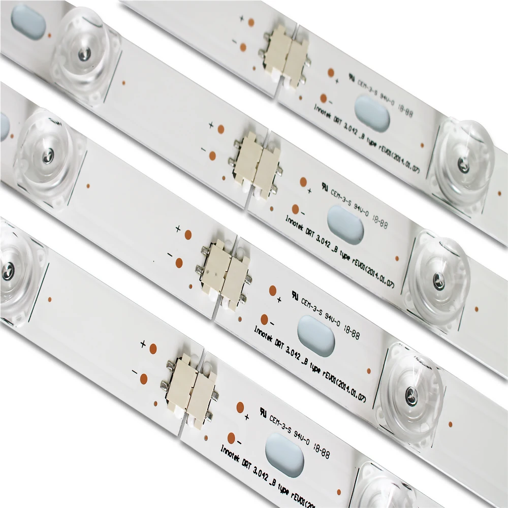 Новый комплект из 8 светодиодный ных светодиодных лент для LG LC420DUE 42LF652 42LB5500 INNOTEK DRT