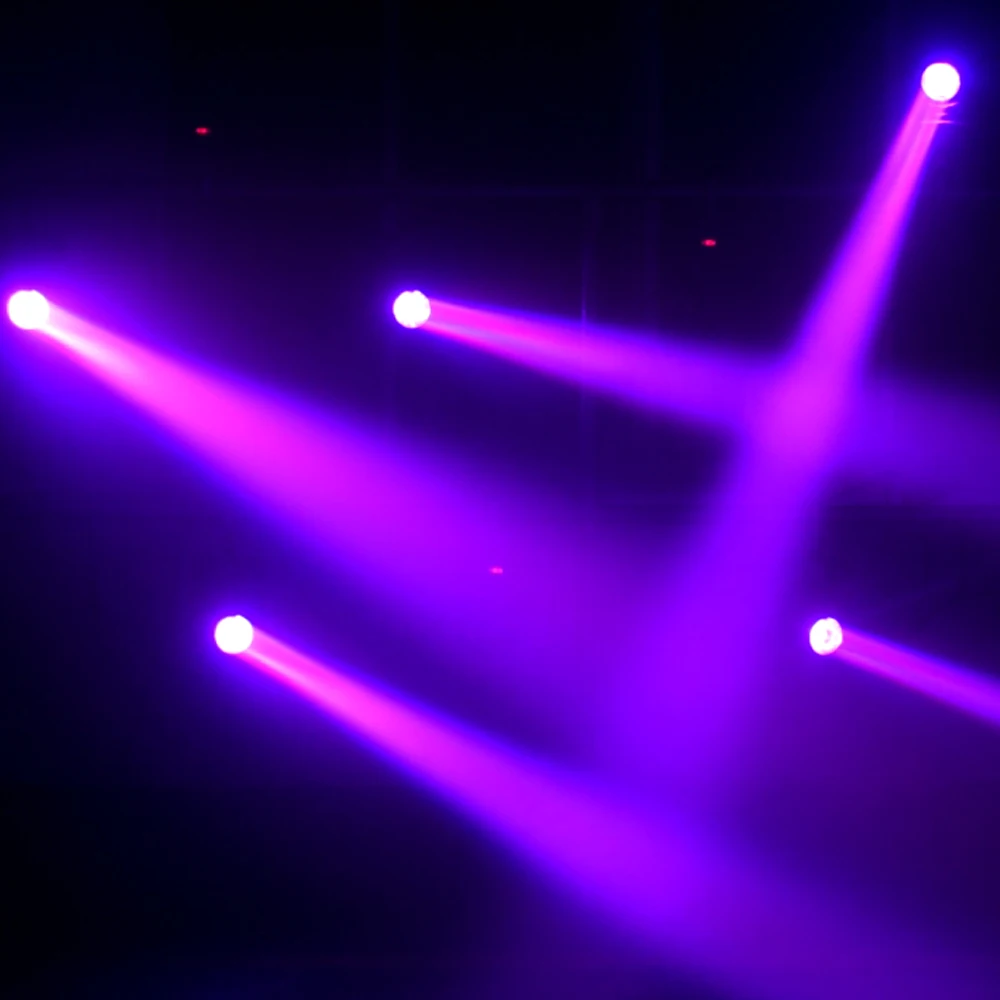 Светодиодный 60 Вт DJ движущаяся головка RGBW Диско светильник Dmx512 луч