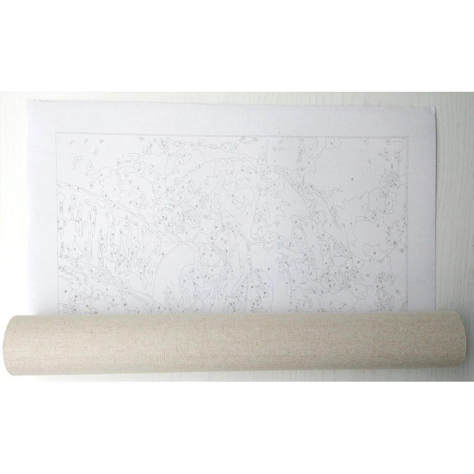 Безрамная Снежная гора своими руками искусственная живопись пейзаж Картина на