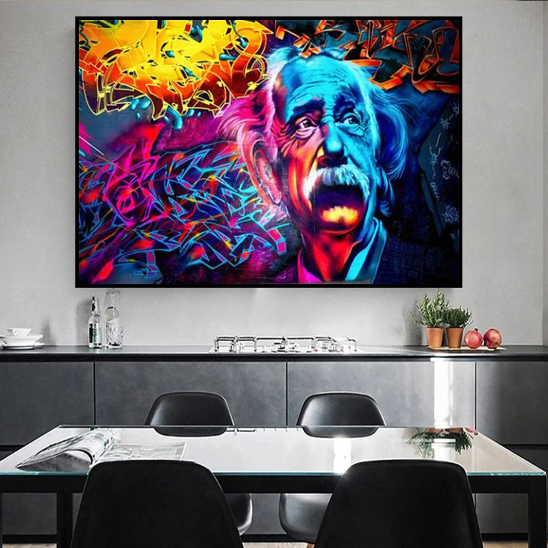 

Modern Street Graffiti Wall Art Canvas Posters and Prints on The Wall Funny Graffiti Art Canvas Mural Art Pictures Home Decor