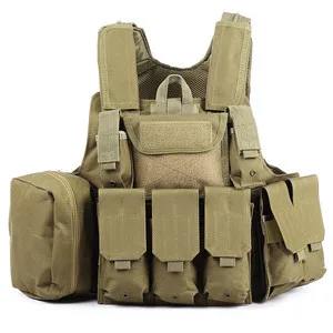 Style 4 Camouflage Hunting Military Tactical Vest Amphibious Battle Combat Airsoft Molle Bullet Assault Plate Carrier Vest Safety Vest - Цвет: Style 4