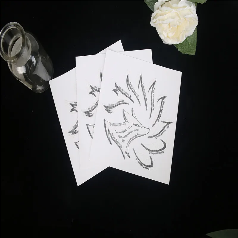 Нетканые макияжные трафареты для глаз подводка формирующий шаблон инструменты