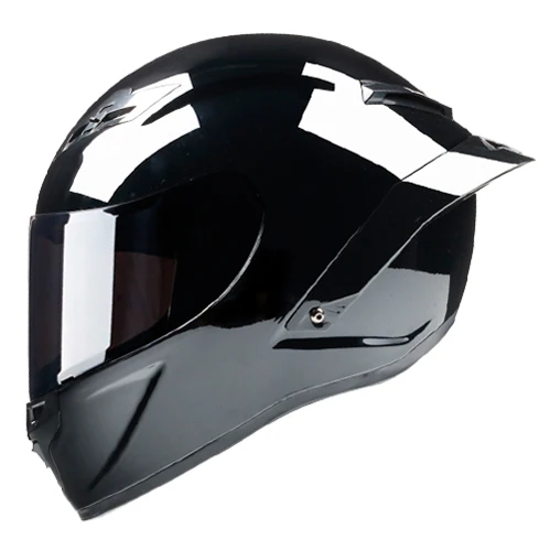 7.Black Гоночный мотоциклетный шлем Full Face, casco de motoal, moto cross, внедорожный шлем, DOT CERTIFIED, шлем capacete - Цвет: 7.Black