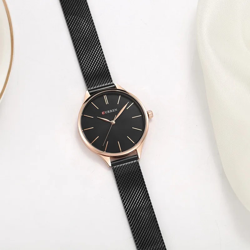 Casual Women Quartz Watch Fashion Dress Brand Ladies Bracelet Rose Gold Mesh Strap Wrist Clock Relogio Feminino | Наручные часы