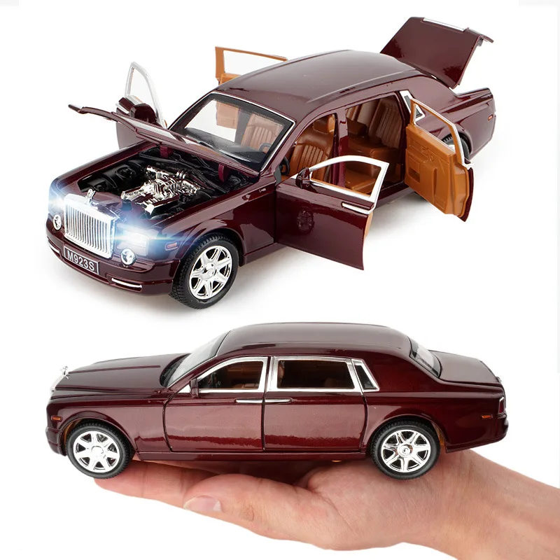 1/24 модель автомобиля Rolls Royce Phantom удлиняется 1/32 AMG GTR игрушечный автомобиль Hummer