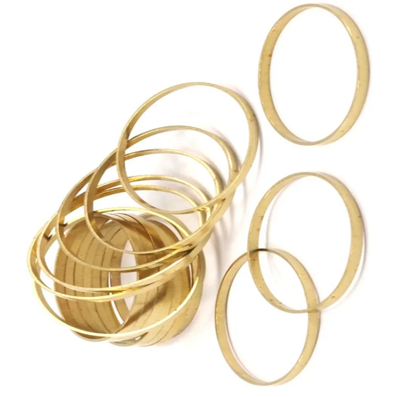 

25pc.. Raw Brass Circle Connectors..round..sz (35x0.8x2mm) D315