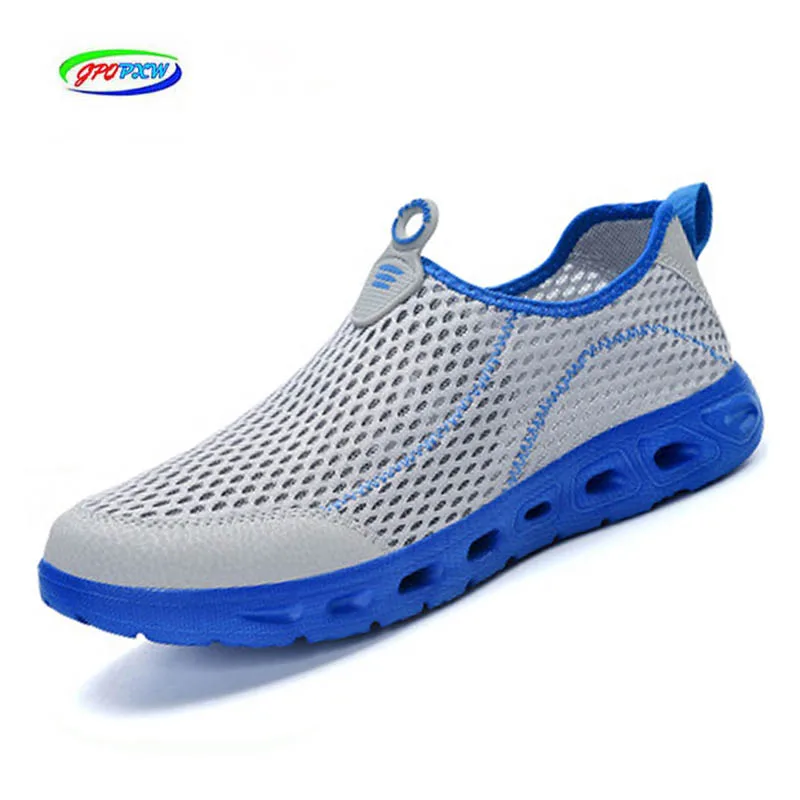 2019 Summer New Mesh Shoes Sports Men's Breathable Outdoor Non-slip Wear-resistant Tennis Casual | Обувь