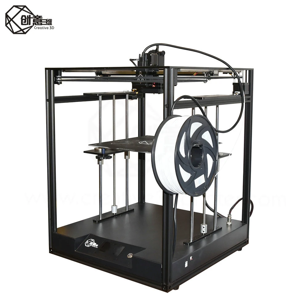 Creative3D BestNew CoreXY Elf двойной z axis 3d принтер, высокоточный алюминиевый профиль рама большая площадь